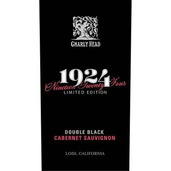 Gnarly Head 2016 Cabernet Sauvignon, 1924 Double Black, Lodi