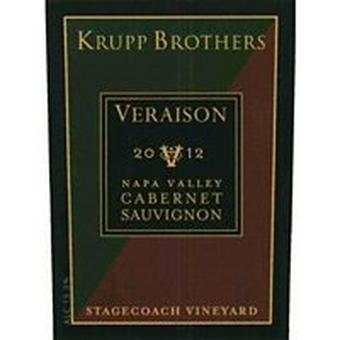 Krupp Brothers 2012 Cabernet Sauvignon, Veraison, Stagecoach Vyd., Napa Valley