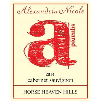 Alexandria Nicole 2014 Cabernet Sauvignon, A Squared, Horse Heaven Hills