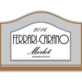 Ferrari-Carano 2016 Merlot, Sonoma