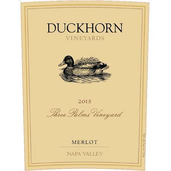 Duckhorn 2015 Merlot, Three Palms, Napa Valley