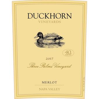 Duckhorn 2017 Merlot, Three Palms, Napa Valley