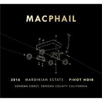 MacPhail 2016 Pinot Noir, Mardikian Estate, Sonoma Coast