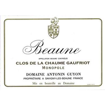 Domaine Antonin Guyon 2012 Beaune Clos de la Chaume Gaufriot, Monopole