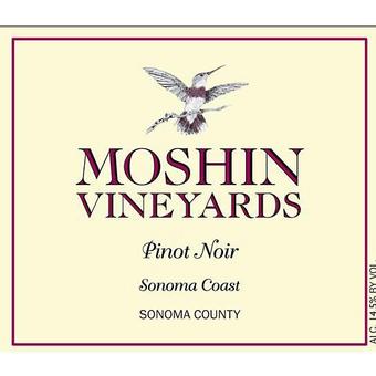 Moshin 2013 Pinot Noir, Sonoma Coast