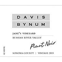 Davis Bynum 2015 Pinot Noir, Jane's Vyd., Russian River Valley