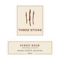 Three Sticks 2019 Pinot Noir, Price Family Estate Vyd., Sonoma Coast