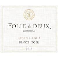 Folie A Deux 2014 Pinot Noir, Sonoma Coast