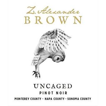 Z. Alexander Brown 2016 Uncaged, Pinot Noir, Monterey, Napa, Sonoma