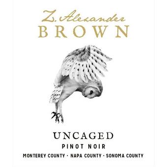 Z. Alexander Brown 2017 Uncaged, Pinot Noir, Monterey, Napa, Sonoma