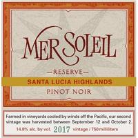 Mer Soleil 2017 Pinot Noir Reserve, Santa Lucia Highlands