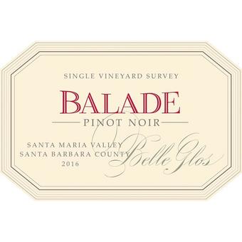 Belle Glos 2016 Balade, Santa Maria Valley, Santa Barbara