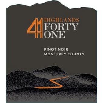 Highlands 41 2021 Pinot Noir, Monterey County