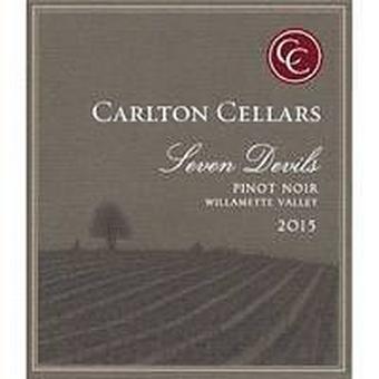 Seven Devils 2015 Pinot Noir, Willamette Valley, Carlton Cellars