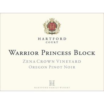 Hartford Court 2015 Pinot Noir, Warrior Princess, Zena Crown Vyd., Willamette Valley