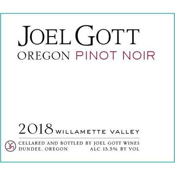 Joel Gott 2018 Pinot Noir, Willamette Valley