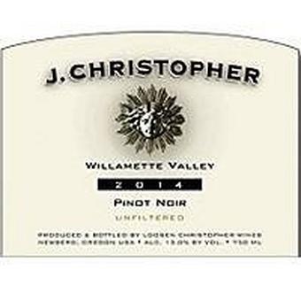 J. Christopher 2014 Pinot Noir, Unfiltered Willamette Valley