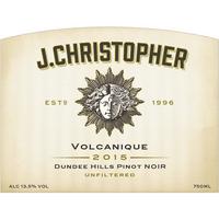 J. Christopher 2015 Pinot Noir, Volcanique, Dundee Hills, Oregon