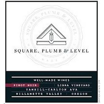 Square, Plumb & Level 2016 Pinot Noir, Libra Vyd., Yamhill-Carlton, Willamette Valley