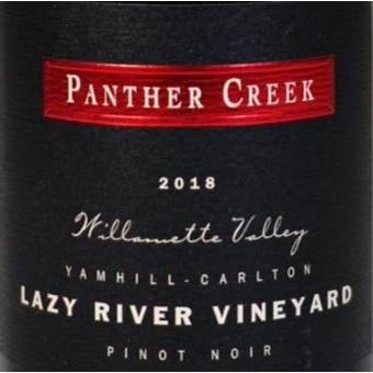 Panther Creek 2018 Pinot Noir, Lazy River Vyd.,Yamhill-Carlton, Willamette Valley
