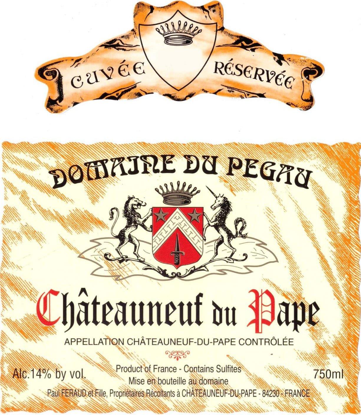 Chateauneuf du Pape 2017 Cuvee Reservee, Domaine de Pegau