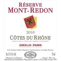 Cotes du Rhone 2016 Reserve, Chateau Mont Redon