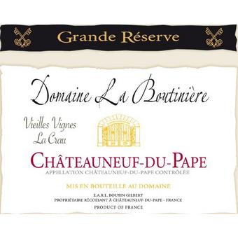 Domaine La Boutiniere 2017 Chateauneuf du Pape, Les Crau Vieilles Vignes, Grande Reserve