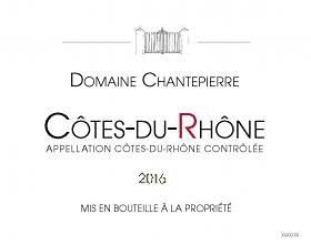 Cotes Du Rhone 2016 Domaine Chantepierre