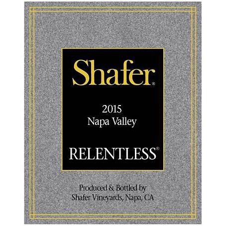 Shafer 2015 Relentless, Syrah, Napa Valley