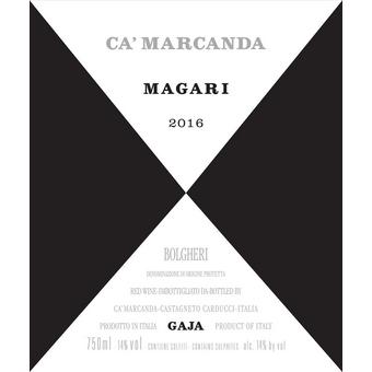 Gaja 2016 Magari, Ca' Marcanda, Bolgheri DOC