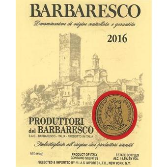 Barbaresco 2016 Produttori Del Barbaresco