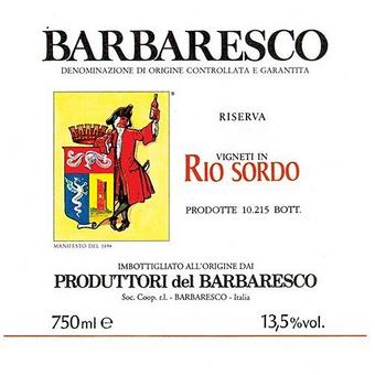 Barbaresco Riserva 2013 Rio Sordo, Produttori Del Barbaresco