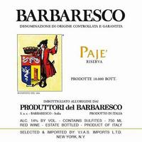Produttori del Barbaresco 2015 Barbaresco Riserva, Paje
