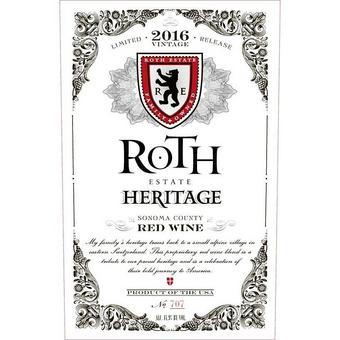 Roth Estate 2016 Heritage Red, Sonoma County