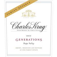 Charles Krug 2017 Generations Red Reserve, Napa Valley