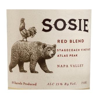 Sosie 2018 Red Blend, Stagecoach Vineyard Blocks K4 & K1, Napa Valley
