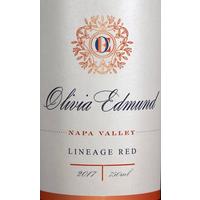 Olivia Edmund 2017 Lineage Red Blend, Napa Valley