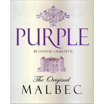 Purple 2016 Malbec, Cahors, Chateau Lagrezette