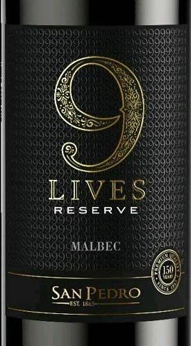 9 Lives Reserve 2017 Malbec, Mendoza, San Pedro