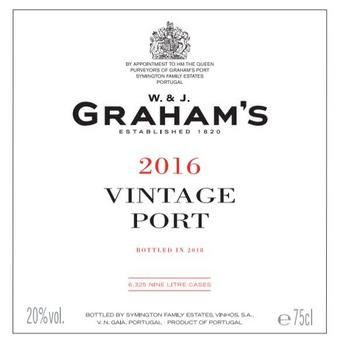 Graham's 2016 Vintage Port