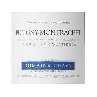Domaine Chavy 2018 Puligny-Montrachet, Les Folatieres 1er Cru