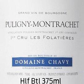 Domaine Chavy 2014 Puligny-Montrachet, Les Folatieres 1er Cru, Half Btl 375 ml