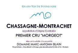 Domaine Marc Antonin Blain 2020 Chassagne-Montrachet, Morgeots 1er Cru