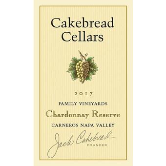 Cakebread 2017 Reserve Chardonnay, Napa Valley
