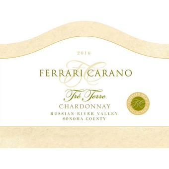 Ferrari Carano 2016 Chardonnay, Tre Terre, Russian River Valley