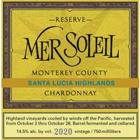 Mer Soleil 2020 Chardonnay Reserve, Santa Lucia Highlands