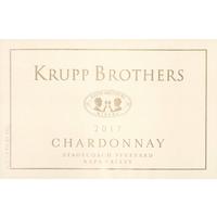 Krupp Brothers 2017 Chardonnay, Stagecoach Vyd., Napa Valley