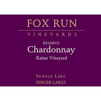 Fox Run 2019 Chardonnay Reserve, Kaiser Vyd., Finger Lakes