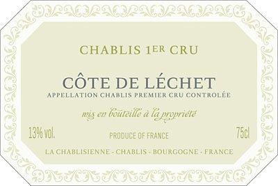 Chablis Premier Cru, Cote De Lechet 2014 La Chablisienne