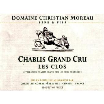Domaine Christian Moreau 2019 Chablis, Les Clos, Grand Cru